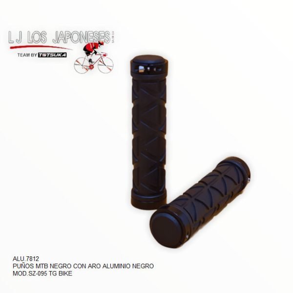 ALU.7812 PUÑOS SZ-095 MTB NEGRO TRP KRATON C/AROS DE ALUMINIO 130MM TG BIKE
