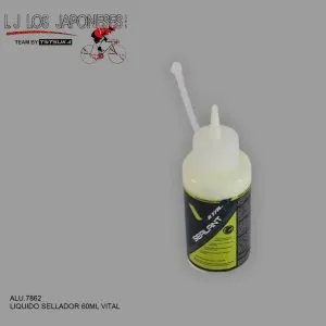 ALU.7862 Sellador de llantas marca Vital, modelo 419492, capacidad de 60 ml, ideal para tubeless y cámaras, para prevenir pinchaduras.