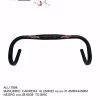 MANUBRIO CARRERA ALUMINIO PLANO 31.8MMX440MM NEGRO JB-6838  TG BIKE