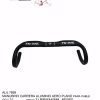 MANUBRIO CARRERA ALUMINIO AERO 31.8MMX440MM NEGRO JB-6832 TG BIKE