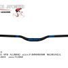 MANUBRIO MTB ALUMINIO 31.8MMX800MM NEGRO/AZUL JB-6818 TG BIKE