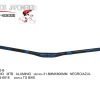 MANUBRIO MTB ALUMINIO 31.8MMX800MM NEGRO/AZUL JB-6818 TG BIKE
