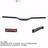 MANUBRIO MTB ALUMINIO 31.8MMX 800MM NEGRO/ROJO JB-6819  TG BIKE