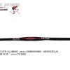 MANUBRIO MTB ALUMINIO 35MMX800MM NEGRO/ROJO JB-6819-35 TG BIKE