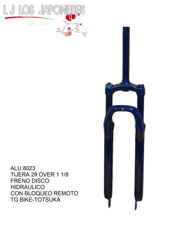 TIJERA R-29 SUSPENSION HIDRAULICO FRENO DISCO C/BLOQUEO REMOTO TG BIKE