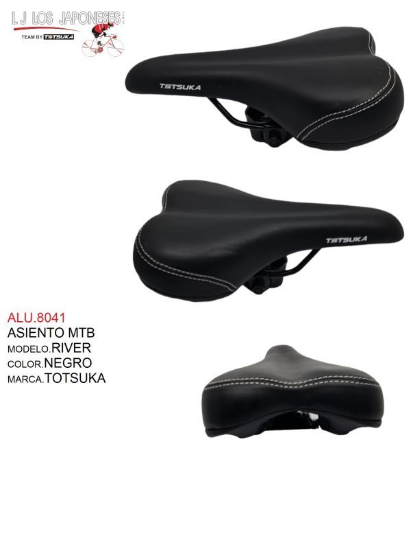 ALU.8041-2 ASIENTO MTB RIVER NEGRO TOTSUKA