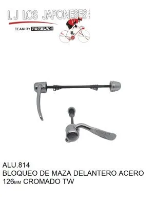 BLOQUEO DE MAZA DELANTERO ACERO TW CROMADO