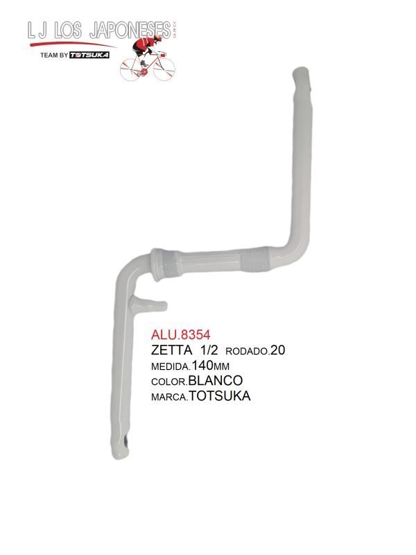 ALU.8354 ZETTA 1/2 R-20 5 1/2 CHINA BLANCO
