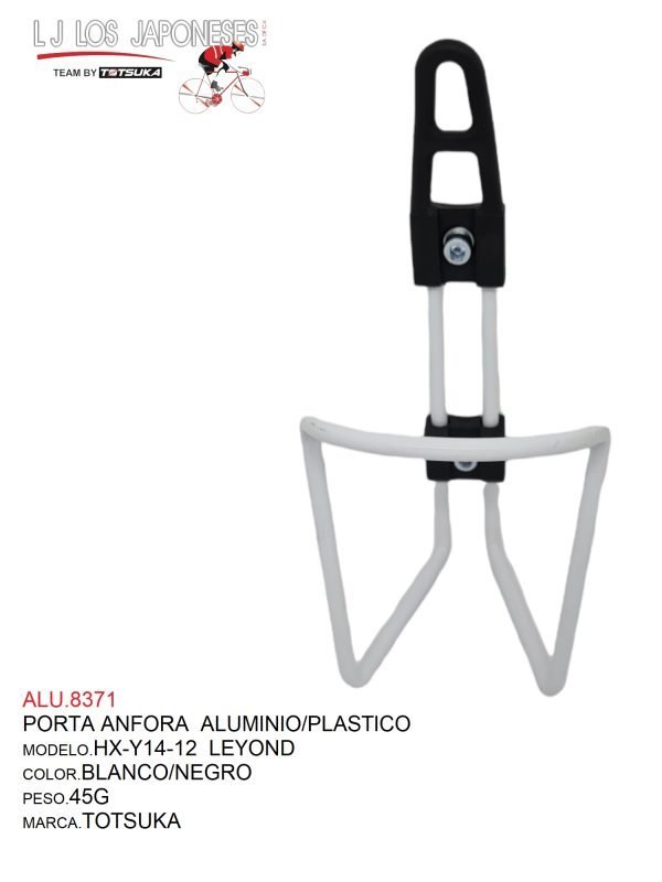 ALU.8371-2 PORTA ANFORA ALUMINIO TOTSUKA HX-Y14-12 ALUMINIO/PLASTICO LEYOND BLANCO