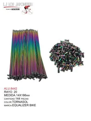 RAYO R-20X2  (14X186MM) BIKE TORNASOL