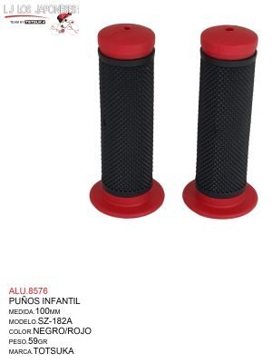 PUÑOS INFANTIL NEGRO/ROJO MOD.SZ-182A 100MM TOTSUKA 59GR