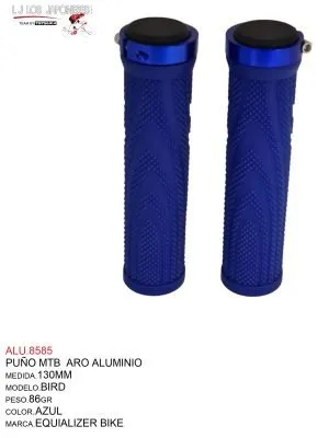 ALU.8585 PUÑO MTB 130MM MODELO BIRD MARCA EQUALIZER AZUL