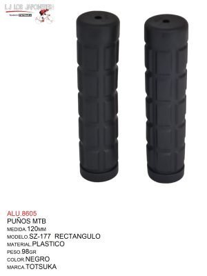 PUÑOS MTB 120MM SZ-177 MARCA TOTSUKA NEGRO