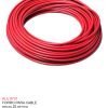 FORRO CABLE TEFLON 25 METROS CHINO  ROJO