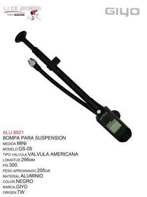 BOMBA GS-05 SUSPENSION-AMORTIGUADOR  DIGITAL MANOMETRO TW NEGRO
