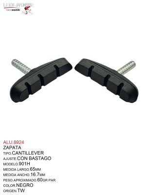 ZAPATA CANTILLEVER MTB 65mm 901H  BRAKCO  PAR TW