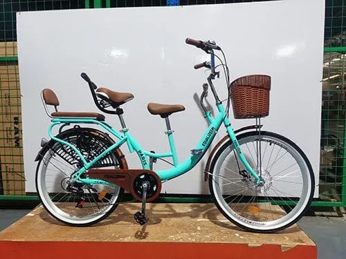 BICICLETA 24X1.75 MOD.PARIS 7 VEL.VERDE EQUALIZER BIKE