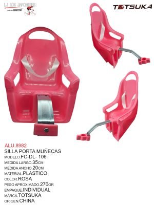 SILLA PORTA MUÑECAS DECORADA ROSA FC-DL- 106 CHINA