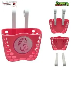 CANASTILLA  12/16/20 PLASTICO MODELO ROSA/BLANCO MARCA ZOMBIE