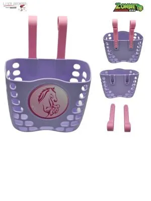 CANASTILLA  12/16/20  PLASTICO MODELO  ROSA/MORADO MARCA ZOMBIE