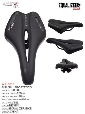 ASIENTO MTB NEGRO  MARCA EQUALIZER BIKE  MODELO  KALUA