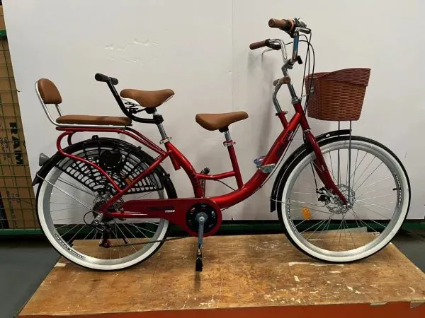 BICICLETA 24X1.75 MOD.PARIS 7 VEL.ROJO EQUALIZER BIKE