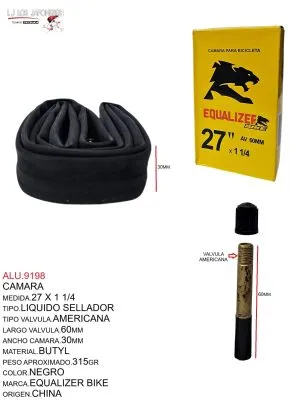 ALU.9198 Camara con Liquido Sellador 27 x 1 1/4 Americana