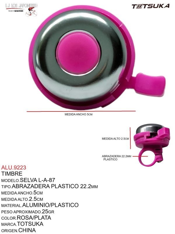ALU.9223 Timbre Selva Rosa