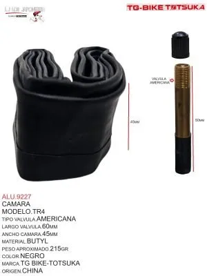 ALU.9227 Cámara 26 x 1.50 TR4 Americana