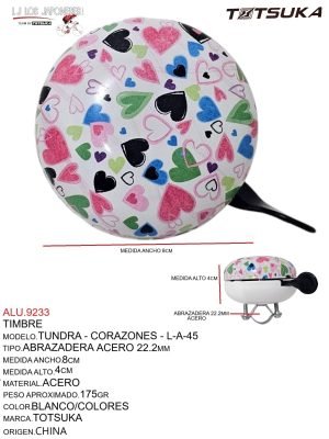 Timbre Tundra Corazones
