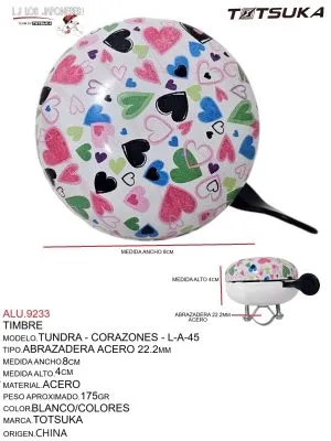 ALU.9233 Timbre Tundra Corazones