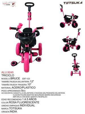 Triciclo Rosa