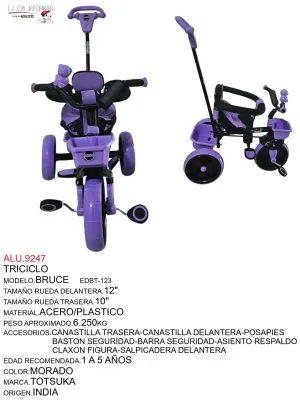 ALU.9247 Triciclo Bruce