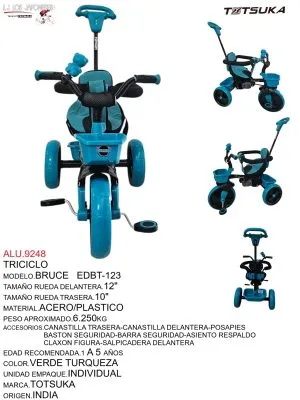 ALU.9248 Triciclo Verde