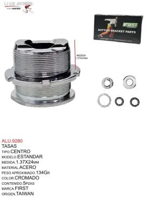 ALU.9280 Tasas Centro Estandar