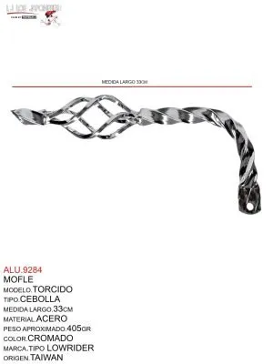 ALU.9284 Mofle Torcido Cebolla