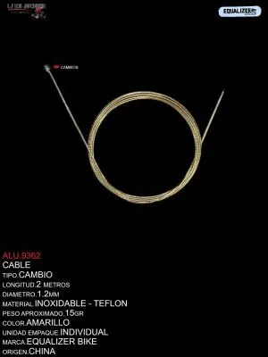 ALU.9362 Cable Cambio