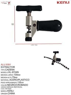 EXTRACTOR DE CADENA  KL-9724N KENLI KEYZER BIKE
