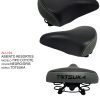 ASIENTO RESORTES TIPO COYOTE NEGRO/GRIS  TOTSUKA
