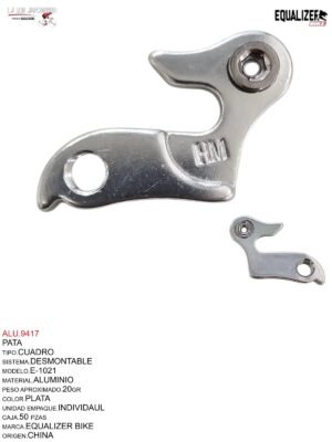 PATA ALUMINIO P/CAMBIO TRASERA # TSK-021