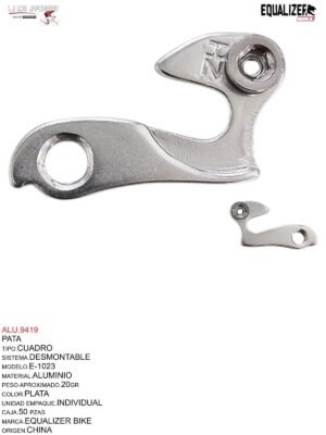 PATA ALUMINIO P/CAMBIO TRASERA # TSK-023