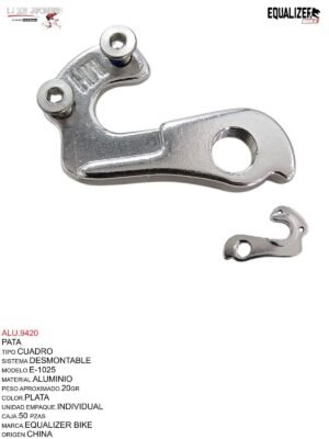 PATA ALUMINIO P/CAMBIO TRASERA # TSK-025