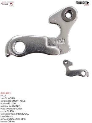 PATA ALUMINIO P/CAMBIO TRASERA # TSK-026