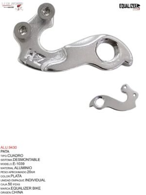 PATA ALUMINIO P/CAMBIO TRASERA # TSK-039