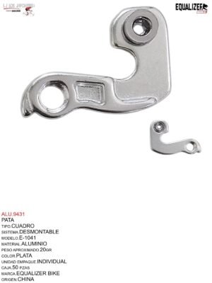 PATA ALUMINIO P/CAMBIO TRASERA # TSK-041
