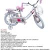 BICICLETA 16X1.75 MOD.MARSELLA ROSA TOTSUKA