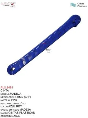 ALU.9481 CINTA MADEJA AZUL REY NACIONAL