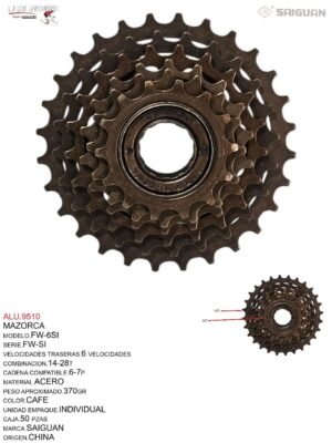 MAZORCA 6P 14-28 SAIGUAN CAFÉ