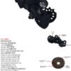 DESVIADOR TRASERO RUTA S/P 7P  MOD.RD-00-8500-R70-GS SENSAH GRUPO R70