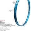 ALU.9748 ARO 24X36 AERODINAMICO OJILLADO EQUALIZER BIKE (45MM) MODELO STUNT MARCA EQUALIZER COLOR AZUL